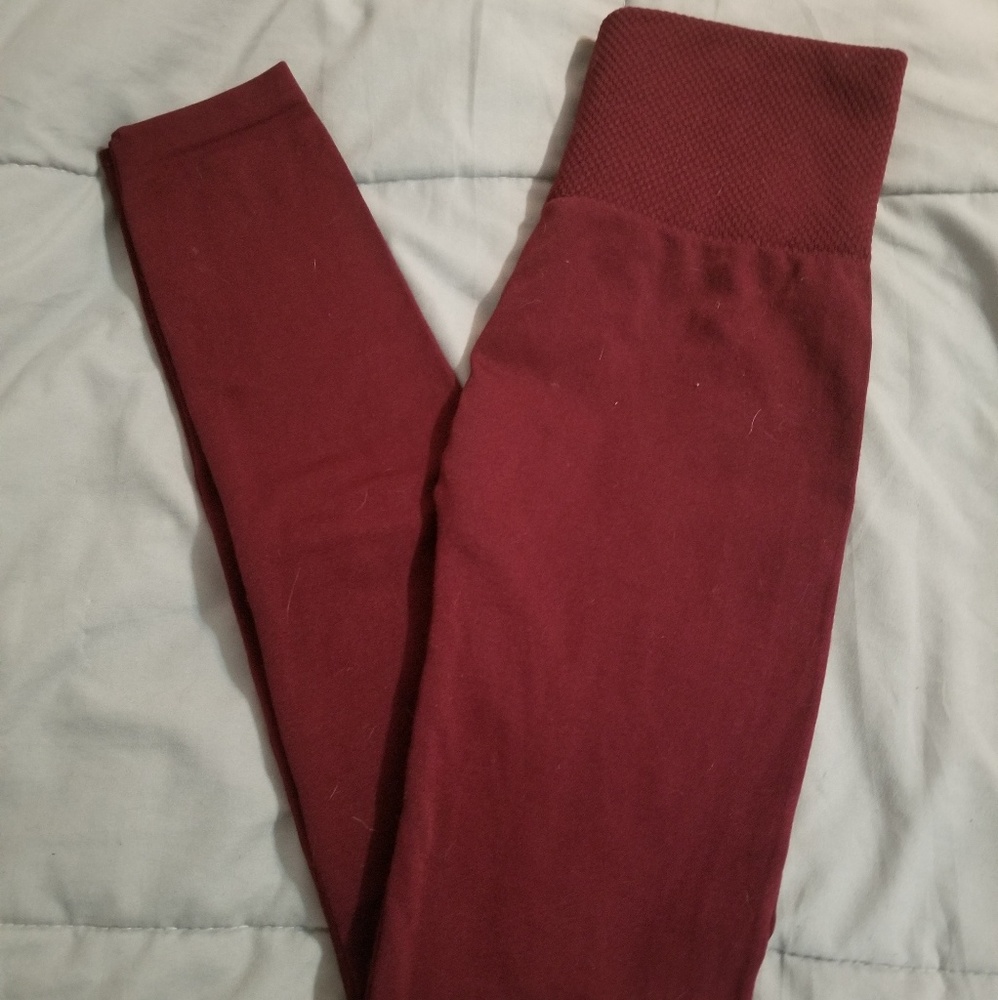 Maroon Leggings